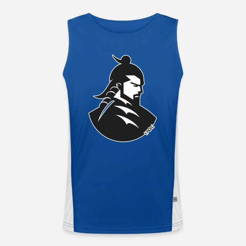 Ein japanischer Samurai Shogun Funktionelles Kontrast-Tank Top für Männer 