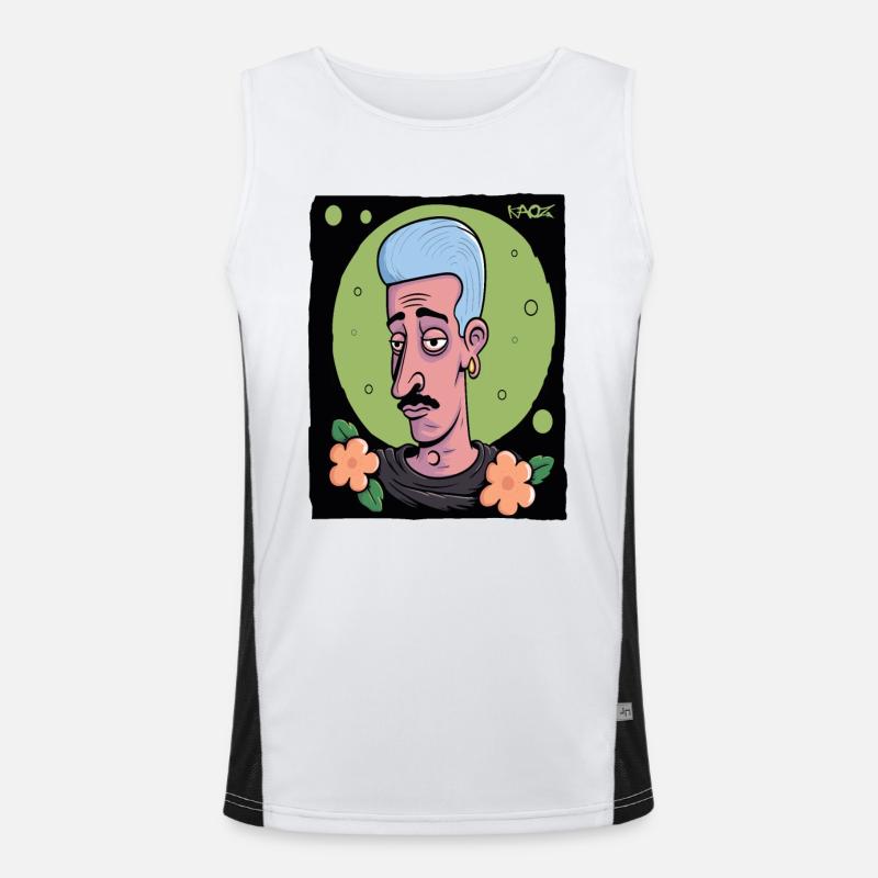 Gay Dude: Sei, wer du sein möchtest Funktionelles Kontrast-Tank Top für Männer 