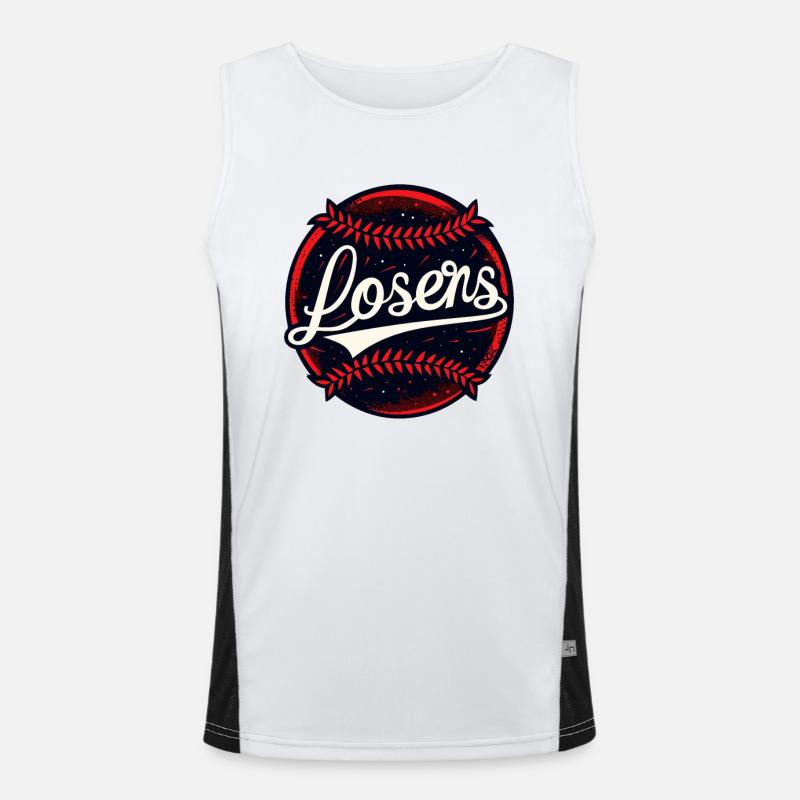 Équipe pour les perdants Débardeur respirant contrasté Homme 