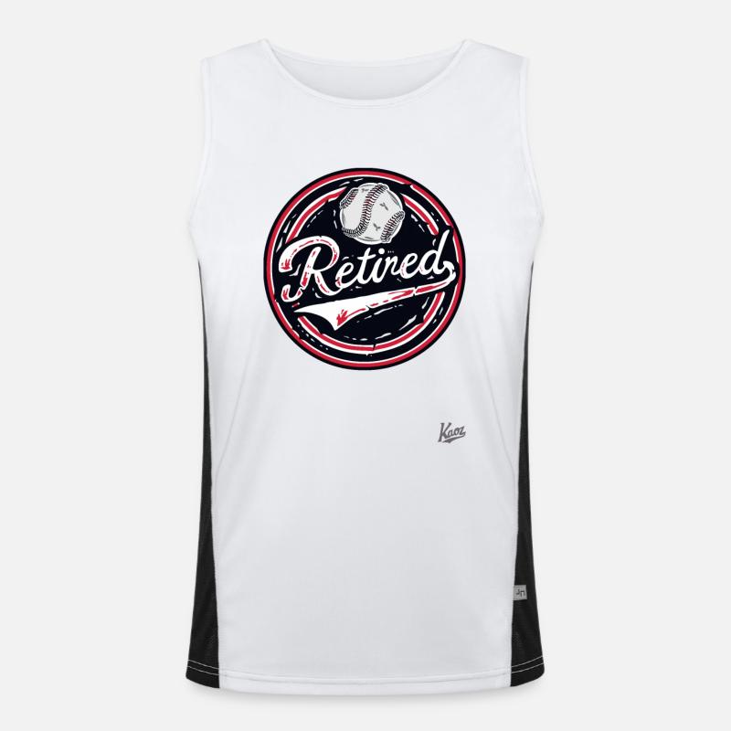 Retraités Débardeur respirant contrasté Homme 