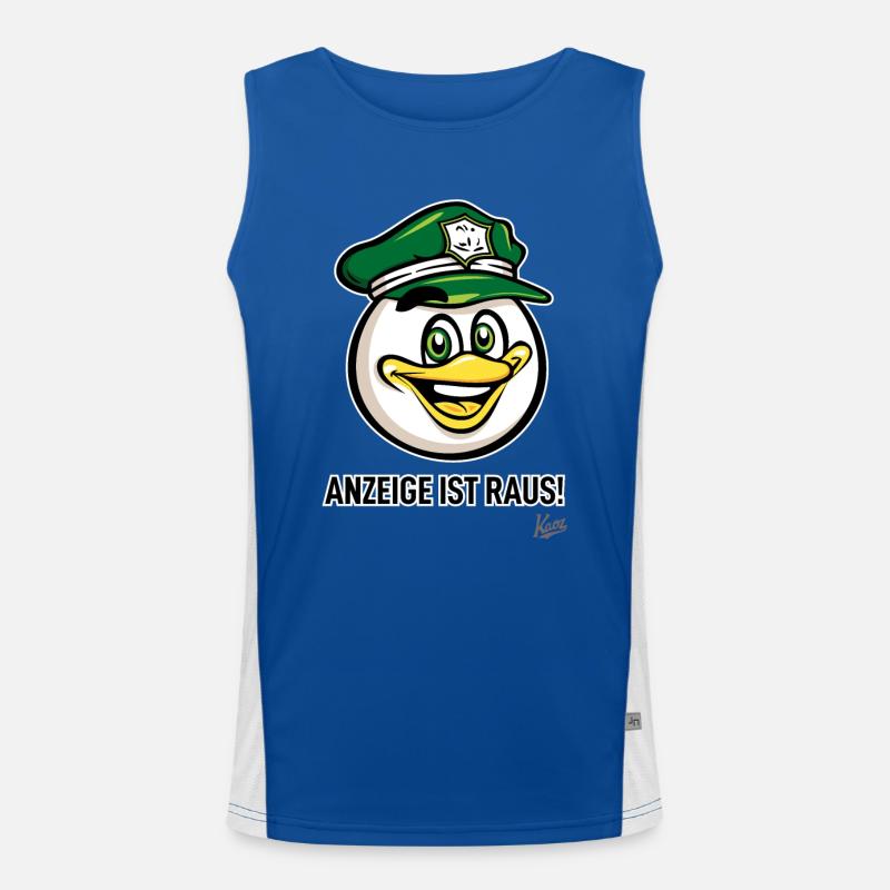 German bird official, complaint is out Men's Functional Contrast Tank Top 