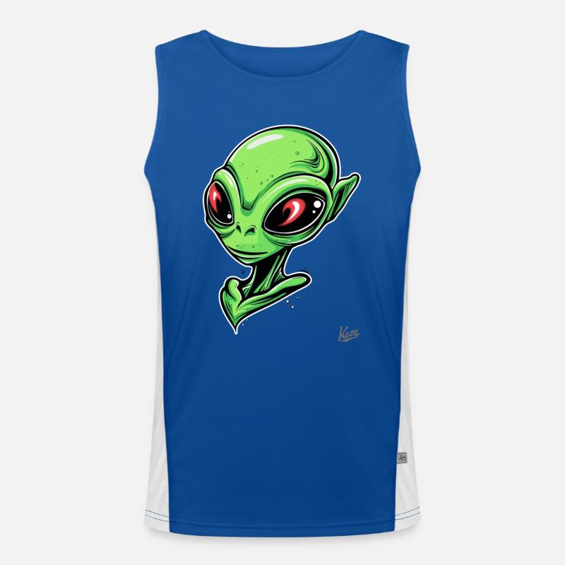 Super-Schicker Alien Funktionelles Kontrast-Tank Top für Männer 