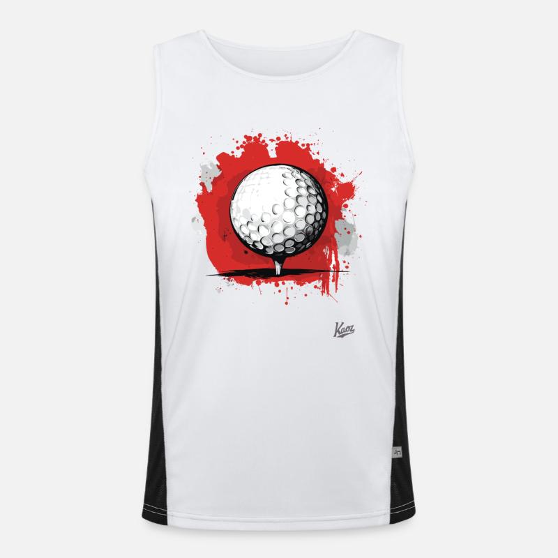 Balle de golf Golf Débardeur respirant contrasté Homme 