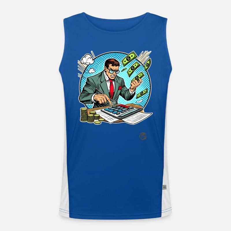 Comptable super-héros Débardeur respirant contrasté Homme 