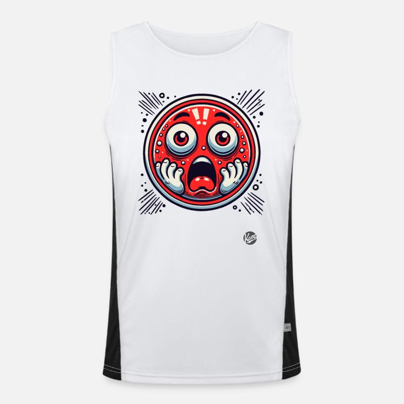 Choquant, oh non ! Débardeur respirant contrasté Homme 