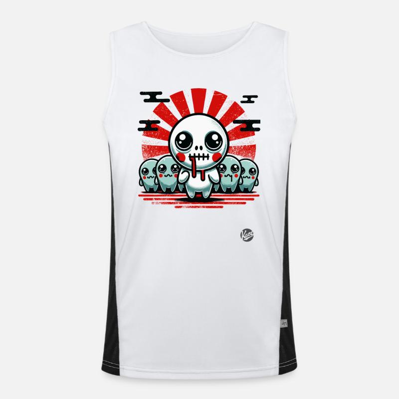Creepy cute creatures Men's Functional Contrast Tank Top 