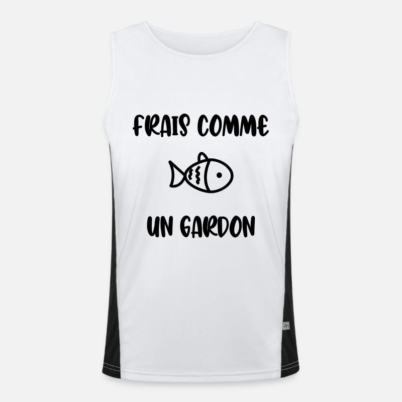frais comme un gardon Débardeur respirant contrasté Homme 