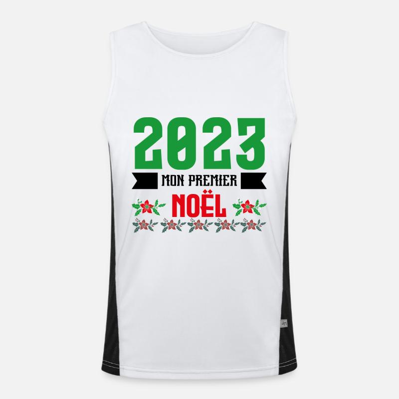 Mon Premier Noel 2023 Débardeur respirant contrasté Homme 