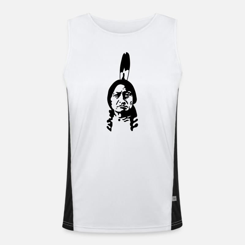 indianer_2 Débardeur respirant contrasté Homme 