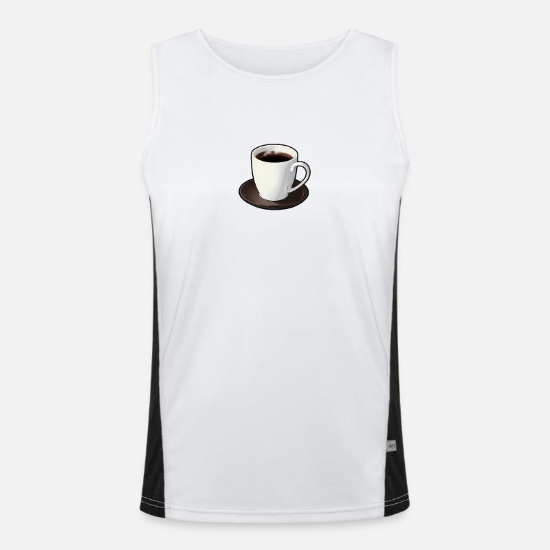 tasse de café Débardeur respirant contrasté Homme 