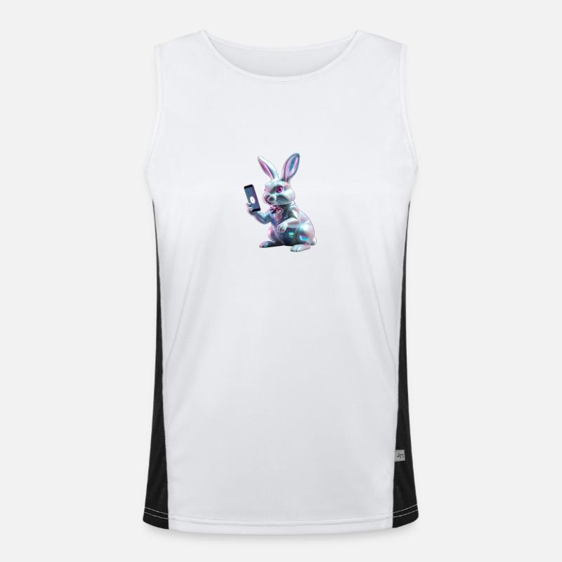 Bunny Pro Funktionelles Kontrast-Tank Top für Männer 