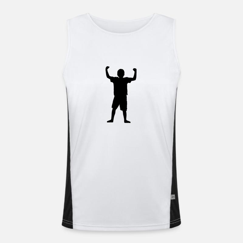 Junge Funktionelles Kontrast-Tank Top für Männer 