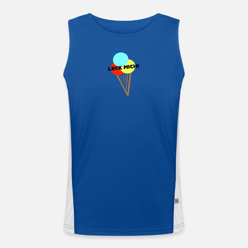 Ach, Leck mich! Funktionelles Kontrast-Tank Top für Männer 