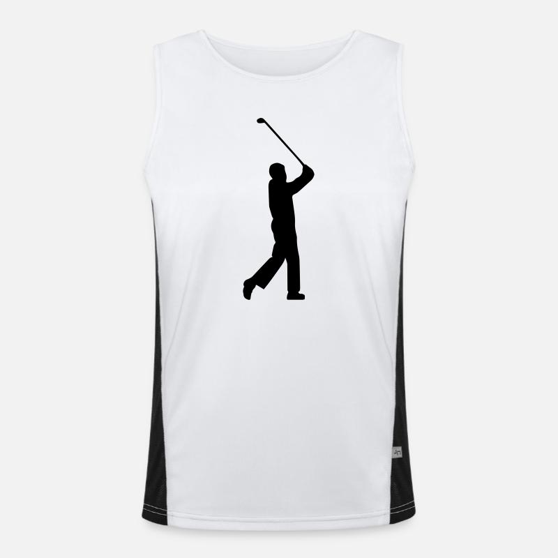 Golfer Funktionelles Kontrast-Tank Top für Männer 