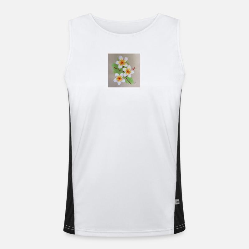 flower Men's Functional Contrast Tank Top 