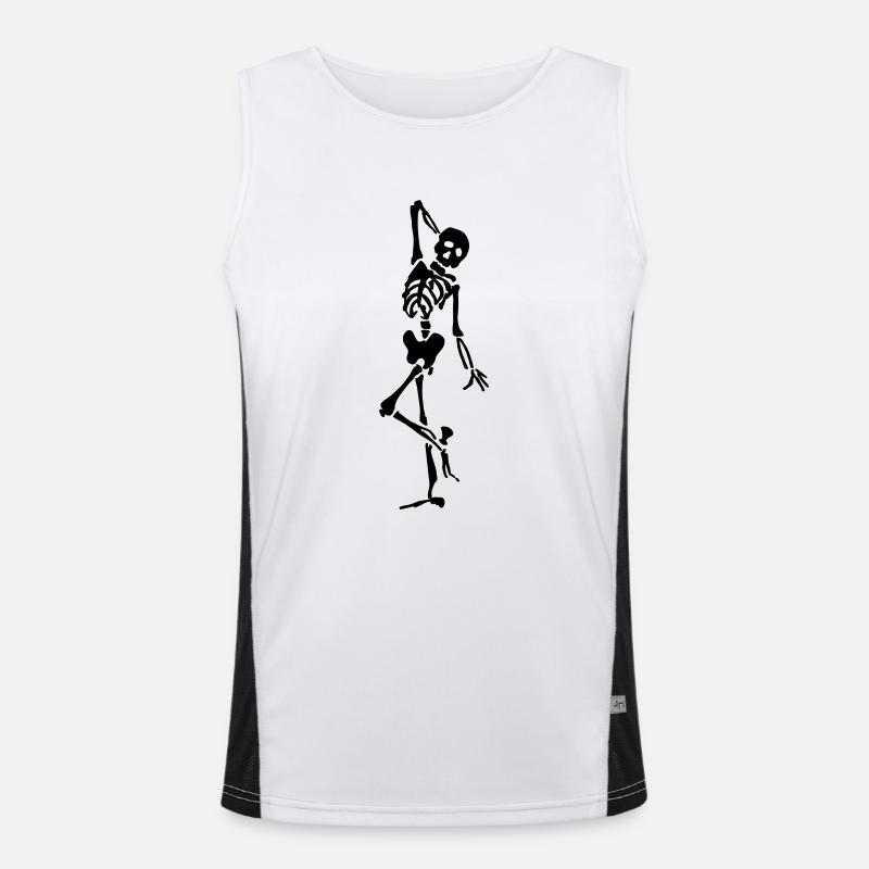 Modell Funktionelles Kontrast-Tank Top für Männer 
