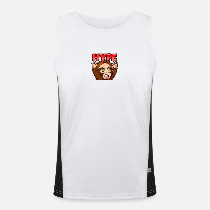 Monkey with joy Men's Functional Contrast Tank Top 
