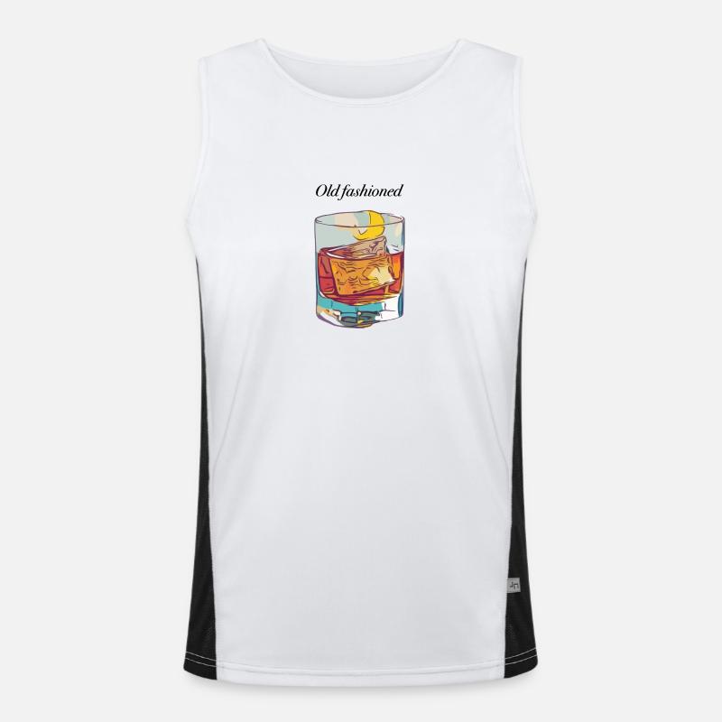 Old fashioned Funktionelles Kontrast-Tank Top für Männer 