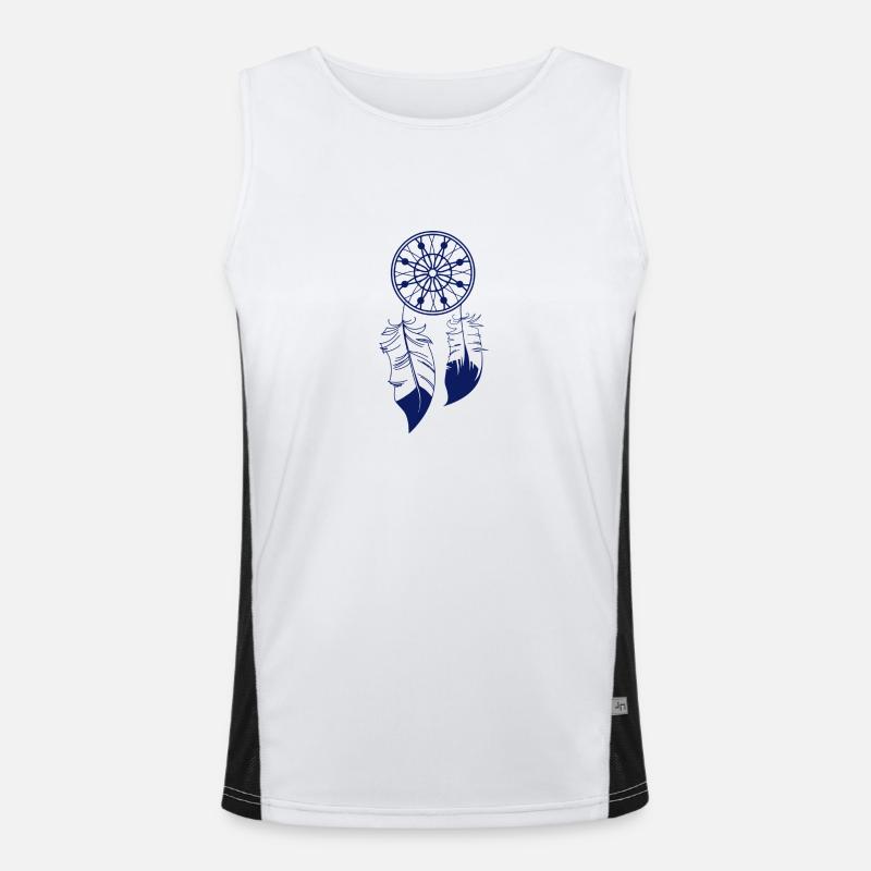 Ethno Travel Experience Men's Functional Contrast Tank Top 