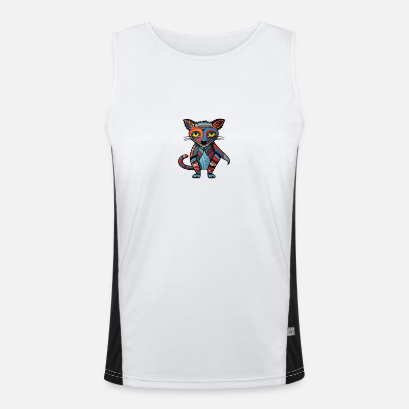 Australia - Tasmanian Devil Men's Functional Contrast Tank Top 