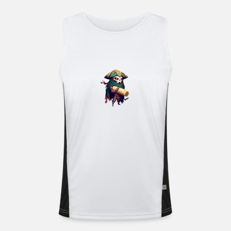Burrito man Men's Functional Contrast Tank Top 