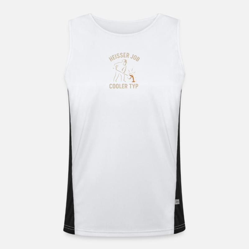 Hot Job Cool Type Design Casting Men's Functional Contrast Tank Top 