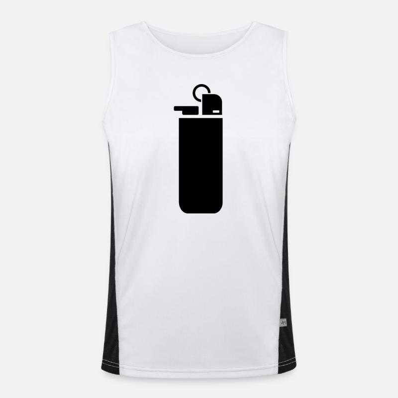 Cigarette Lighter Men's Functional Contrast Tank Top 