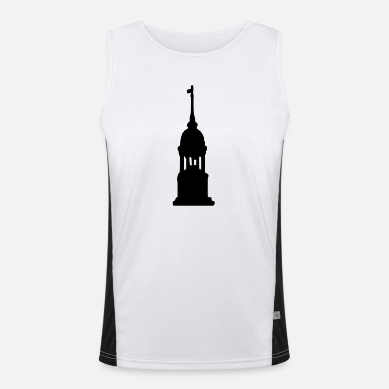 Hamburger Michel Hamburg Funktionelles Kontrast-Tank Top für Männer 