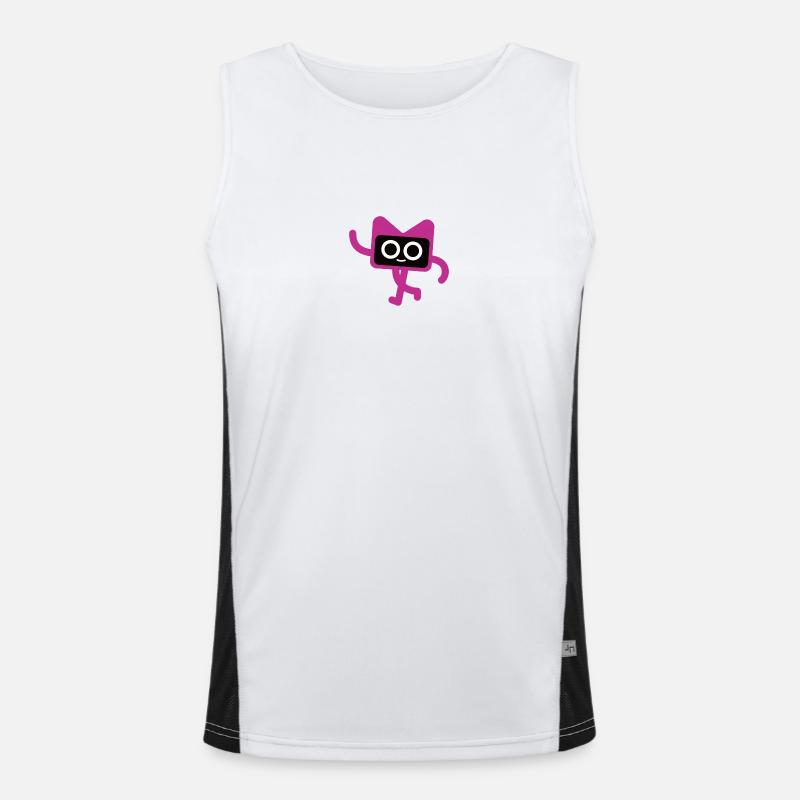 Kotlin Kodee maskot Funktionel kontrast tanktop til herrer 
