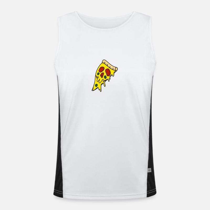 pizza Men's Functional Contrast Tank Top 