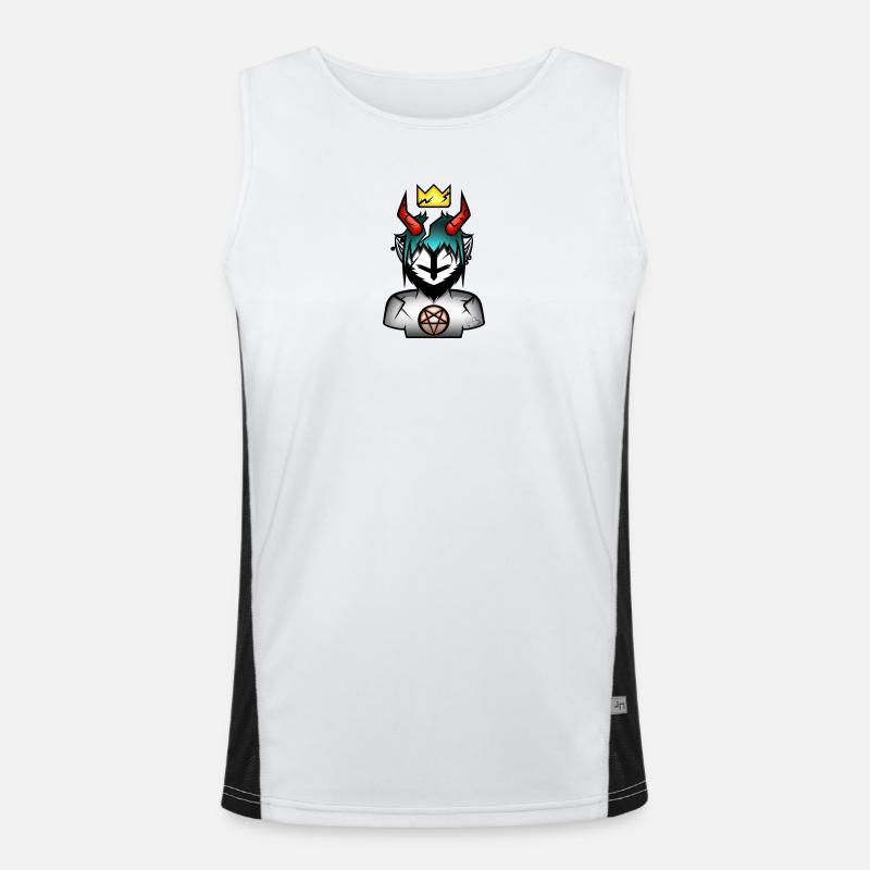 Die Seele eines gebrochenen Dämons Funktionelles Kontrast-Tank Top für Männer 