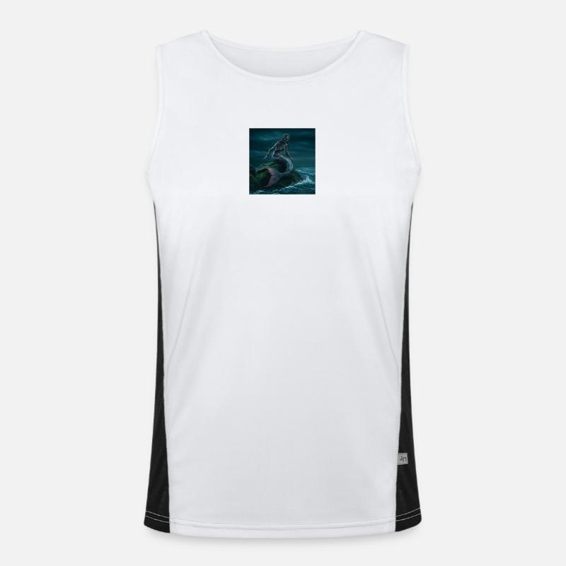 Sirene Funktionelles Kontrast-Tank Top für Männer 
