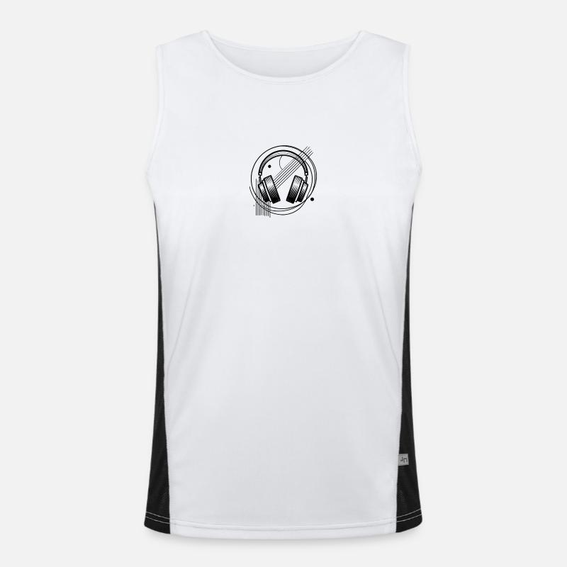 Helm Funktionelles Kontrast-Tank Top für Männer 