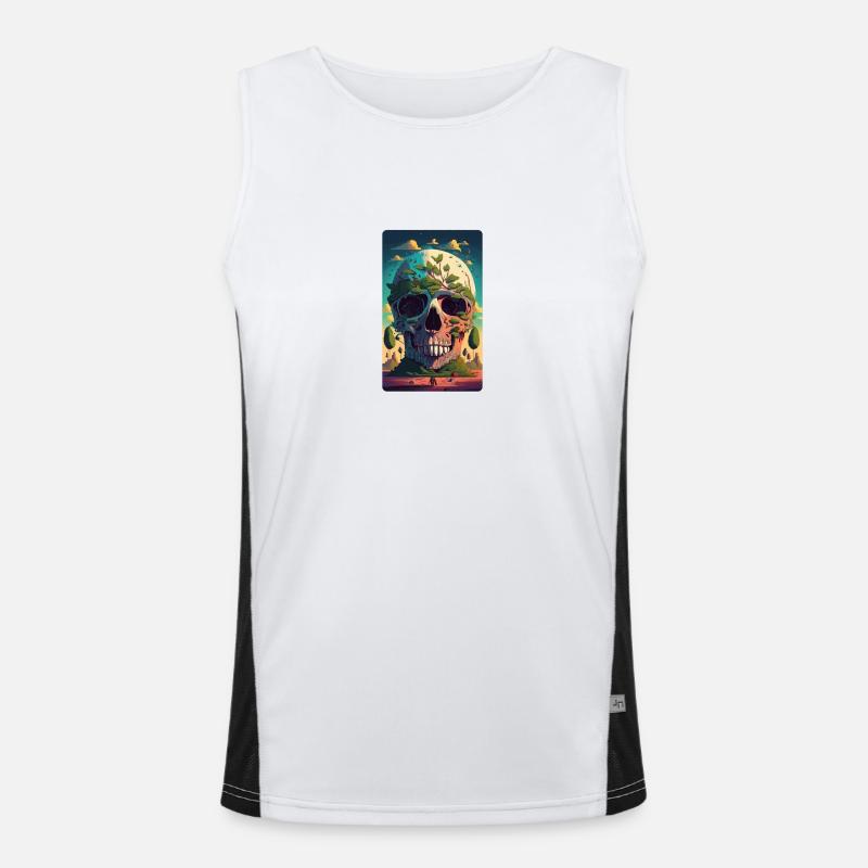 Crâne géant Débardeur respirant contrasté Homme 