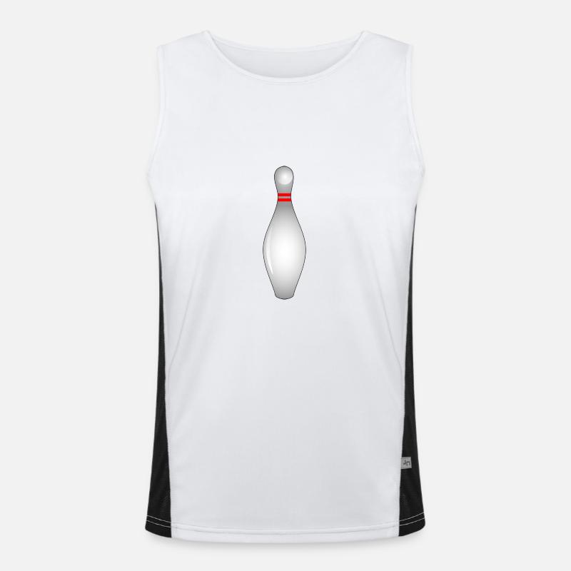 Bowling Pin Men's Functional Contrast Tank Top 