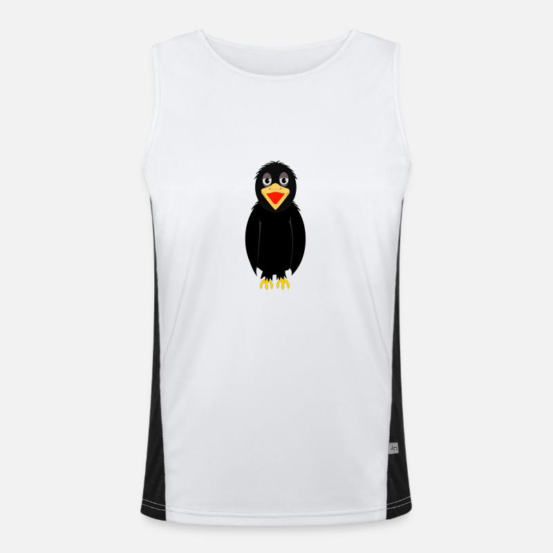 corbeau Débardeur respirant contrasté Homme 
