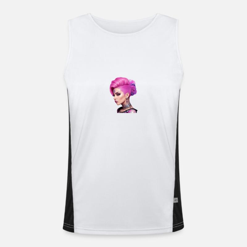 Anime Débardeur respirant contrasté Homme 