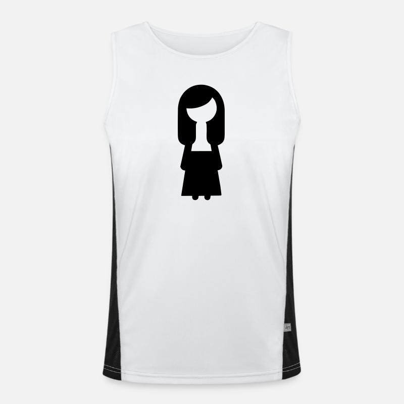 Engel Funktionelles Kontrast-Tank Top für Männer 