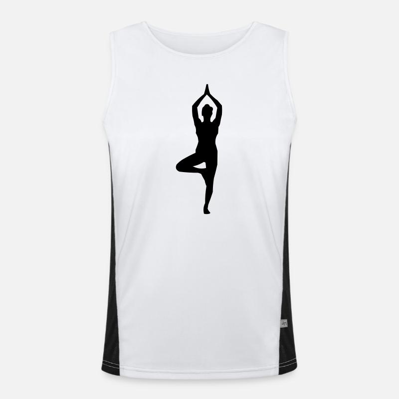 Yoga Silhouette Men's Functional Contrast Tank Top 