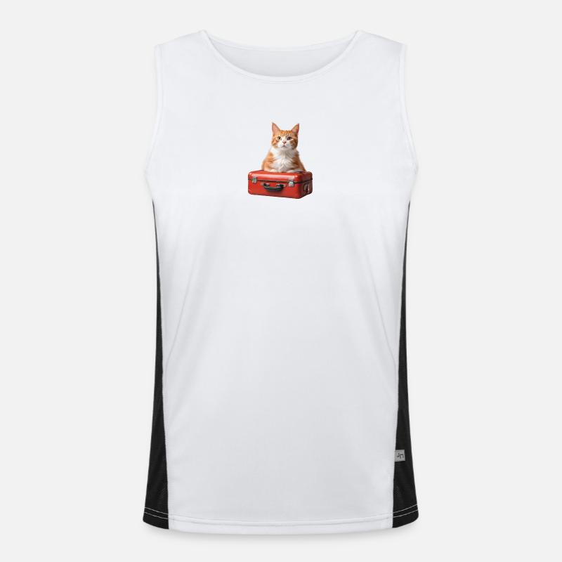 Conception de t-shirt Vivid Jungle Lion Débardeur respirant contrasté Homme 