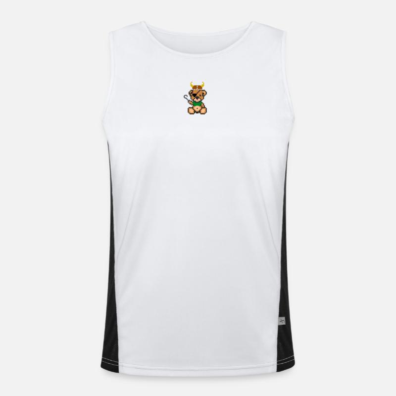 Pixel MiniBear Viking Men's Functional Contrast Tank Top 