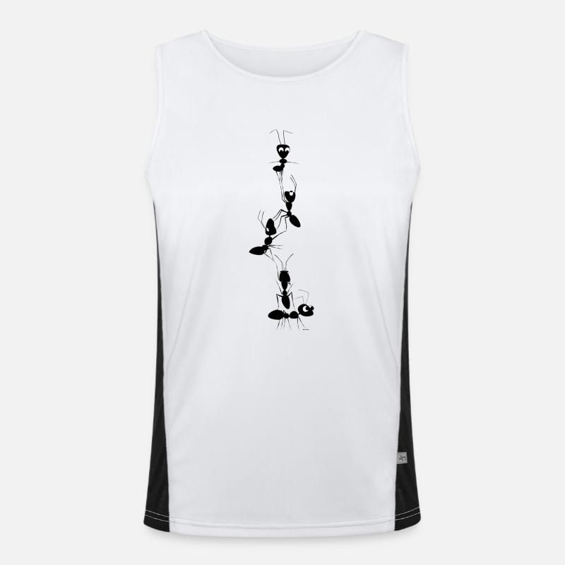 Fourmis Débardeur respirant contrasté Homme 