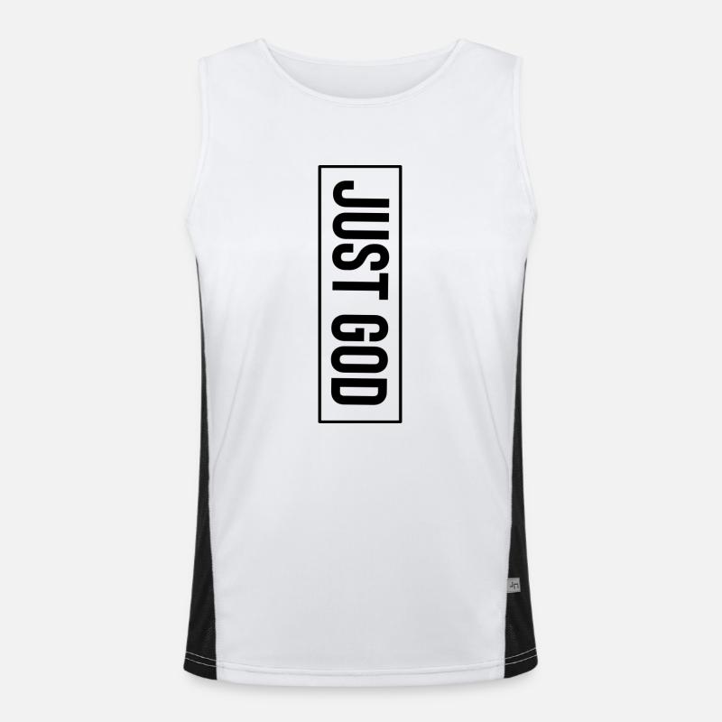 Dieu juste Débardeur respirant contrasté Homme 