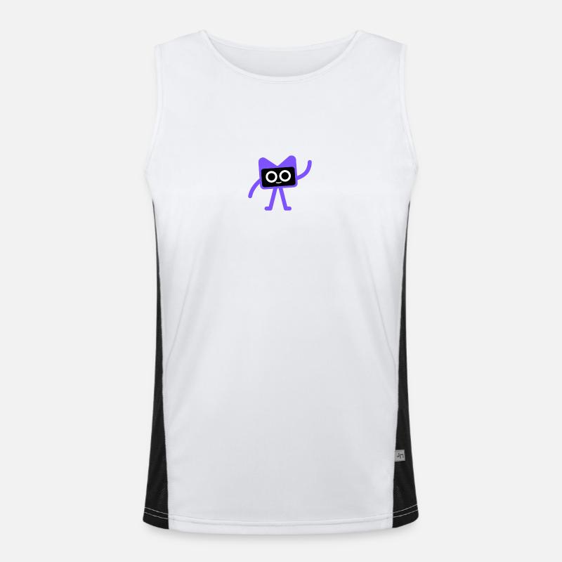 Kodee Kotlin Maskottchen Funktionelles Kontrast-Tank Top für Männer 