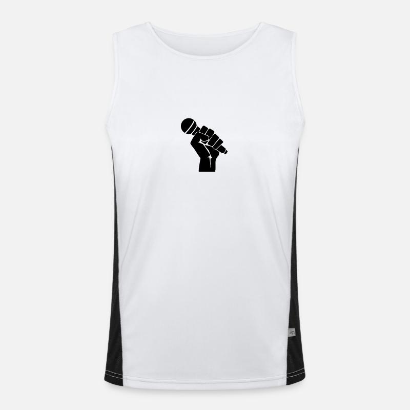 Révolution musicale Débardeur respirant contrasté Homme 