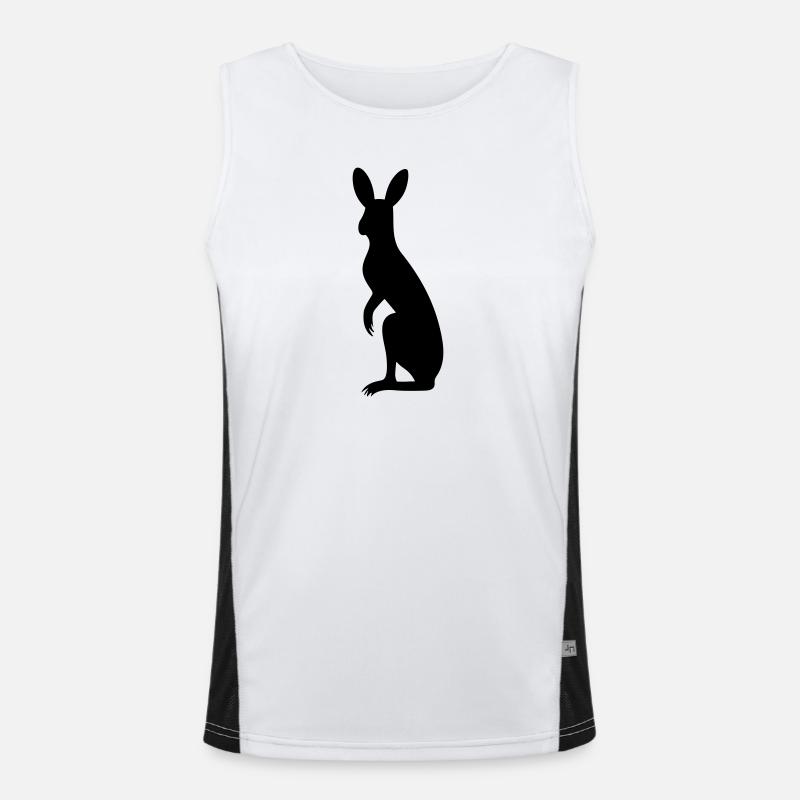 Känguru Funktionelles Kontrast-Tank Top für Männer 