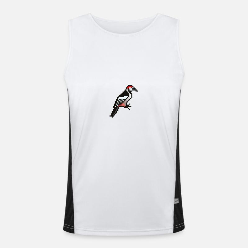 Vogel Funktionelles Kontrast-Tank Top für Männer 