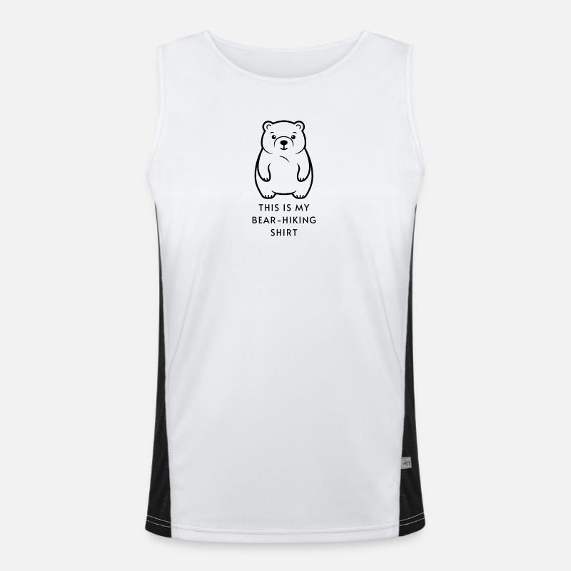 C’est ma chemise de randonnée d’ours Débardeur respirant contrasté Homme 