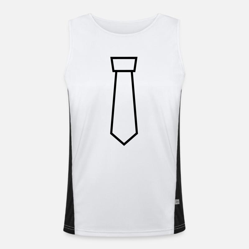 Binden Funktionelles Kontrast-Tank Top für Männer 