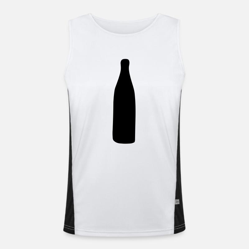 bierflasche Funktionelles Kontrast-Tank Top für Männer 
